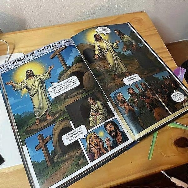 2025 New Comic Book Bible Action Illustration Gift