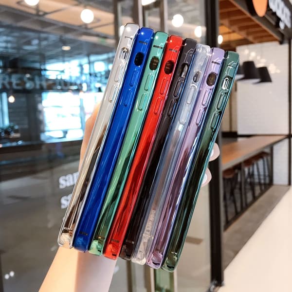 Galvaniserat TPU-telefonskal för iPhone 11 Pro Max Lila
