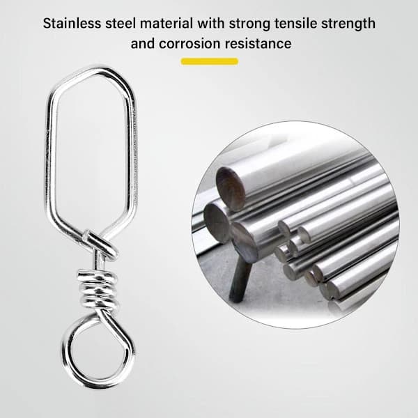 Sea Warrior: Stainless Steel Swivels with Snap, Unique Design for Easy Use, Delicate and Exquisite Appearance