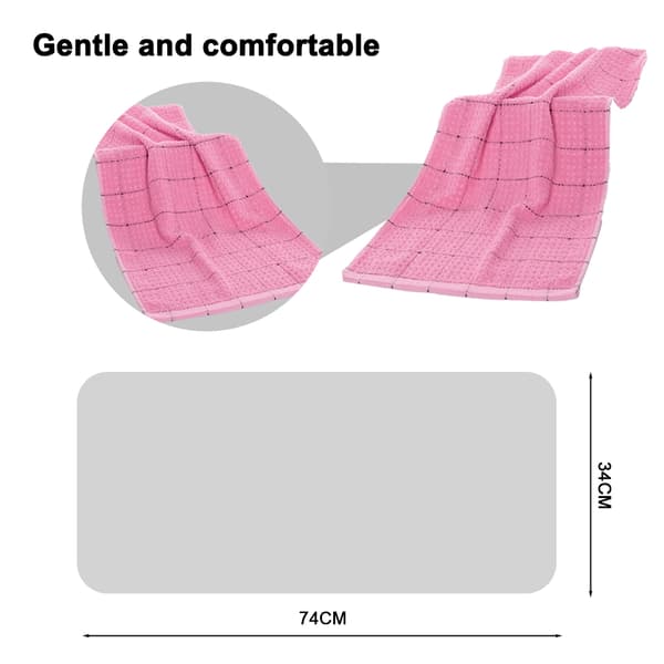 Håndkle 4 stk Ren Bomull Hjemmebruk Rosa Off-White rosa pink
