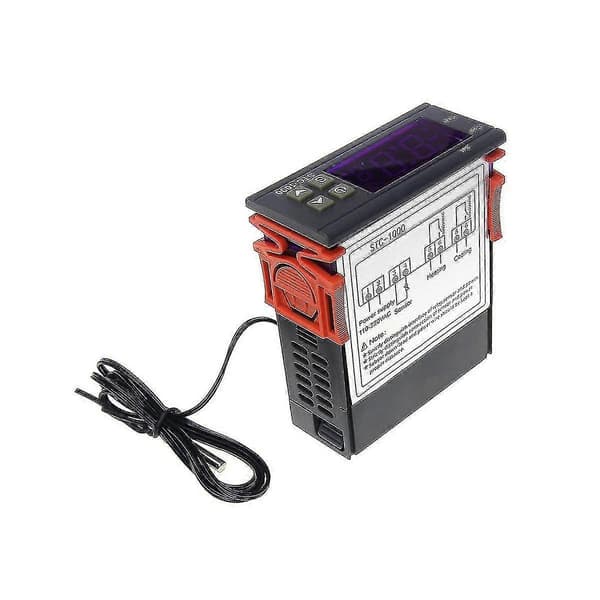 LED Digital Temperaturkontroll STC-1000 AC 110-220V 10A Relä Termoregulator Termostat för He,2024 Ping