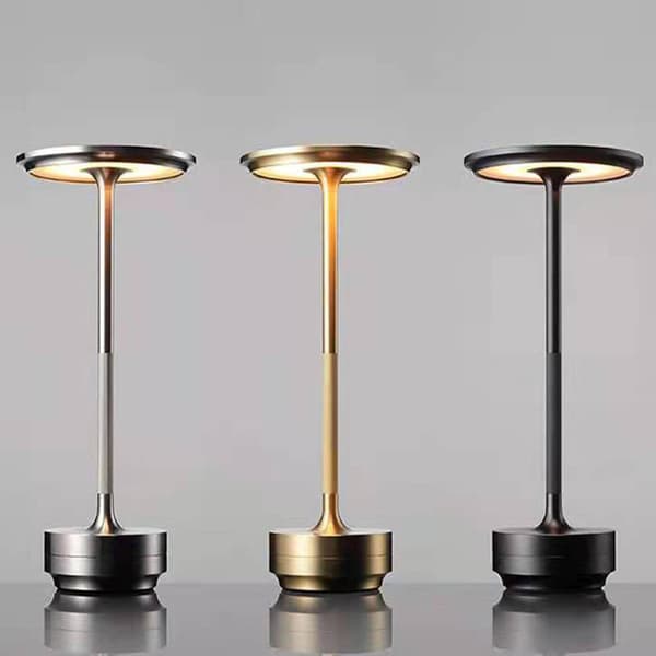 Wireless Gold Touch Lamp with 3 Color Modes and Eye Protection-FX-