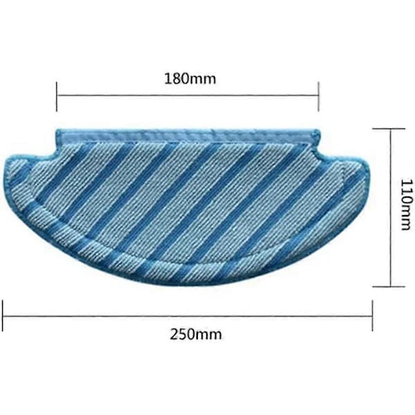 8 pcs Mop Cloths for Deebot T9 T8 N8 Pro Robot Vacuum Cleaner Accessories