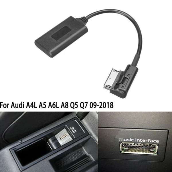 MMI Bluetooth-adapter lyd AUX-kabel til Audi Q5 A5 A7 R7 S5 Q7 A6L A8L A4L