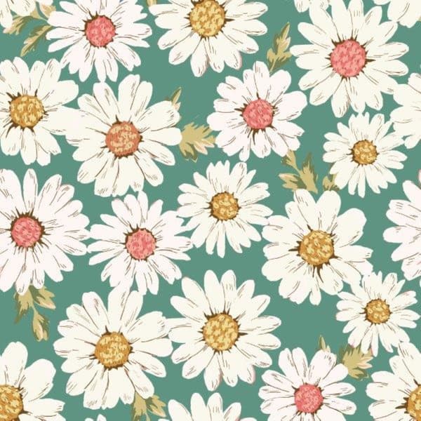 Servietter Grøn marguerit 33x33cm 20-pak multifärg multicolor