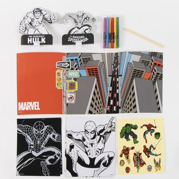 Marvel Spiderman fargeleggingsryggsekk