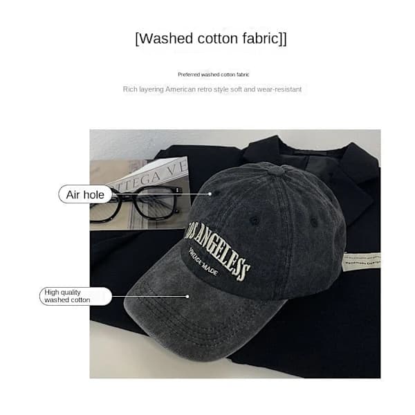 Hatt Retro baseballkeps för kvinnor som framhäver ett smalt ansikte