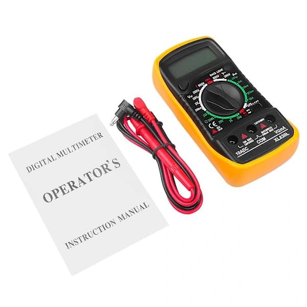 XL830L LCD Digitalt Multimeter AC DC 750 1000V Voltmeter Amperemeter Ohm Tester Måler Digitalt Multimeter
