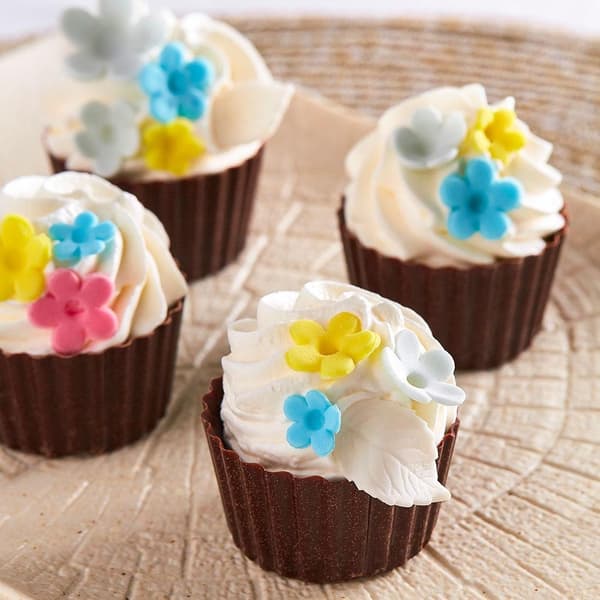 Sjokoladeform Pralinform Cupcakes - Decora Transparent transparent