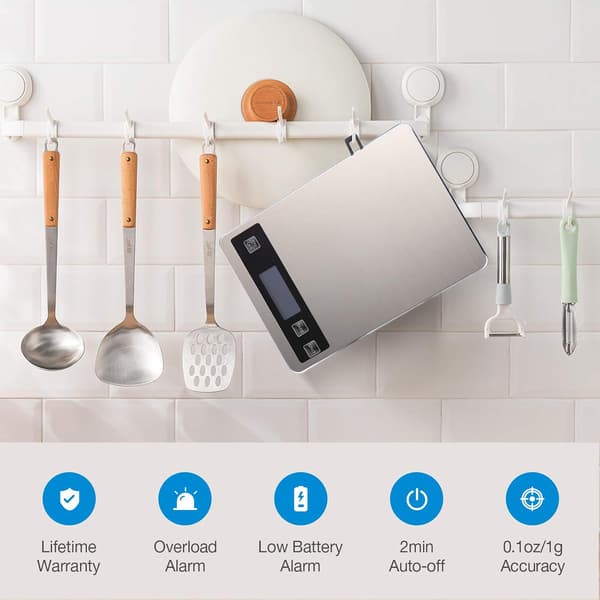 Electronic Kitchen Scale, 1g Precision Digital Food Scale in DXGHC
