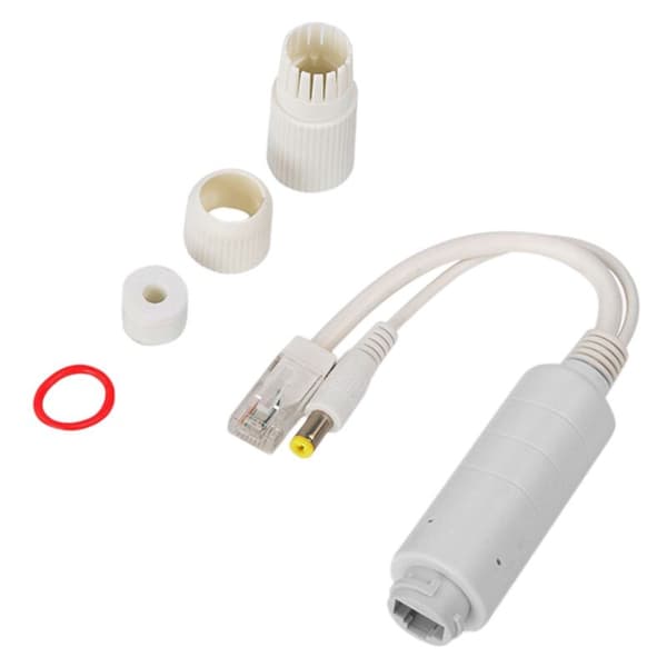 Waterproof POE Splitter FS5712W 10/100M 44-57V Input, 12V/1A 1500V Output High Voltage Isolation