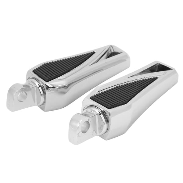 1 Pair Motorcycle Foot Pegs Angled Adjustable Footrests Replacement for Davidson