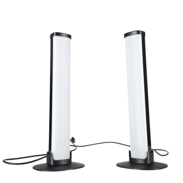 LED-gamingbordlampe-sett med RGB-fjernkontroll, 2 deler