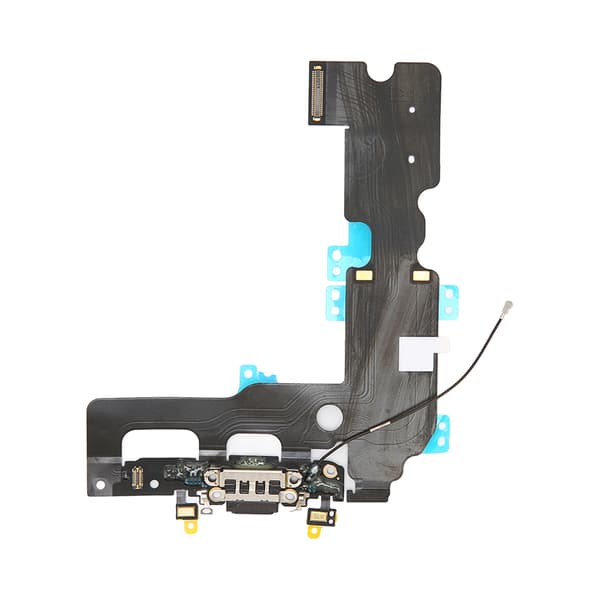 Charging Port Module USB Charging Port Dock Connector Microphone Signal Antenna Flex Cable Module for iPhone 7 Plus Black