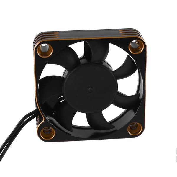 RC Blæser 50mm Varmeafledende Køleventilator Til 1/10 1/8 Børsteløs Motor RC Bildeler, guld