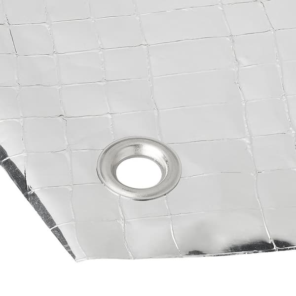 Hjulkåpa aluminiumreflekterande för 16\" däck, max 65 cm, polyester, husvagn/husbil