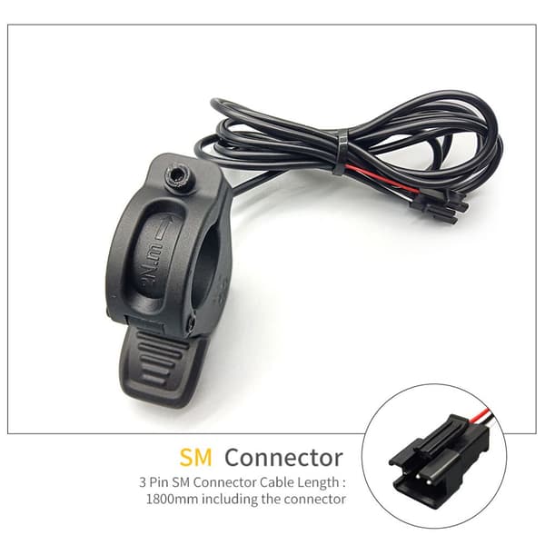 Elcykel tommelfingergas Elcykelaccelerator SM PLUG SM