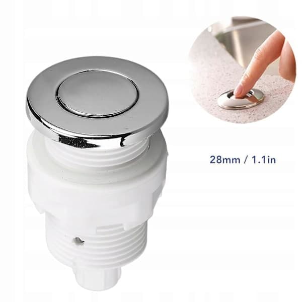 32 mm pneumatisk afbryderknap til badekar, spa, affaldskværn, afbryder