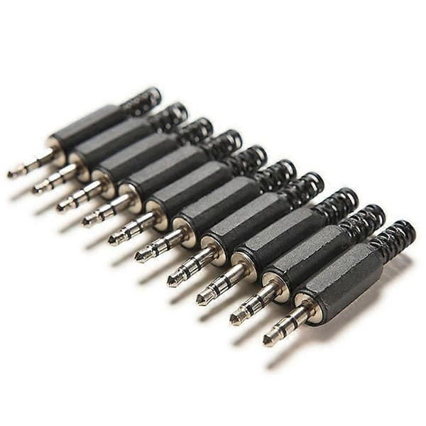 10 kpl 3,5 mm:n audiourosliitinsovitin stereokuuloketyökalu