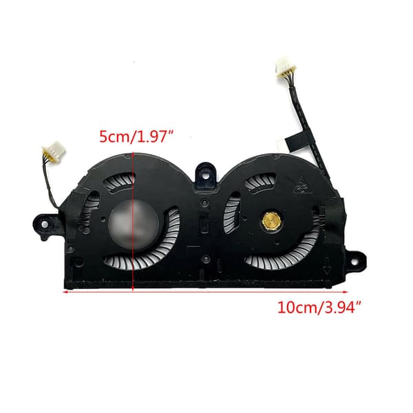 CPU-viftekjøler for Dell XPS 13 9380 7390 0980wh 980wh