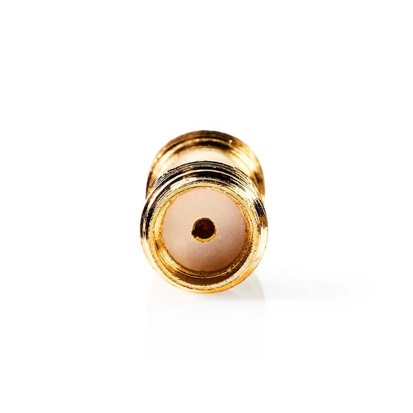 SMA-adapter hunn til hann gullbelagt 50 Ohm rett kobber 2 stk