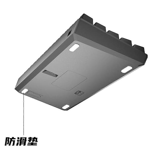 Mekanisk tastatur 61 taster Hot Swap Hvit