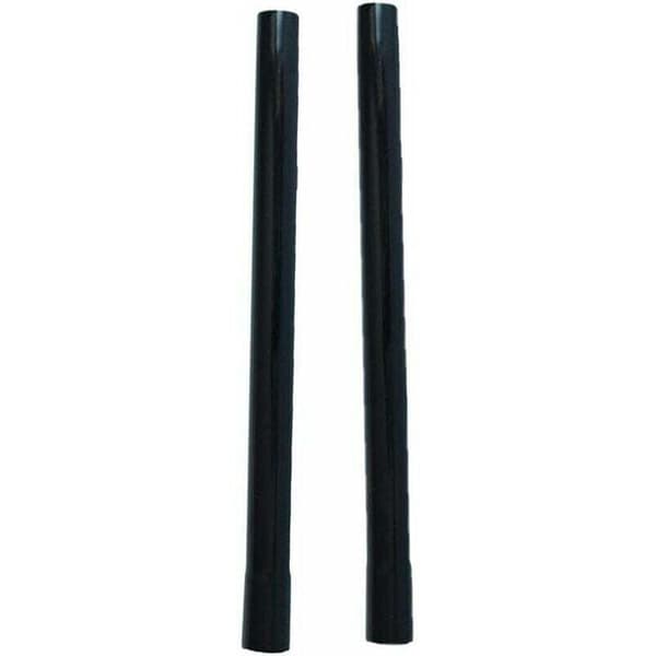 2 stk. sorte 32 mm støvsugerslangeforlængerrør kompatible med Haier, Midea, Sanyo, Rowenta, LG