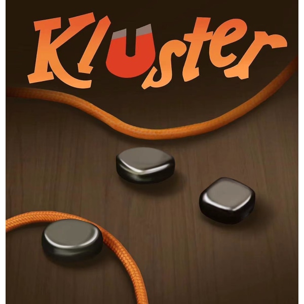 Klusters - Magnetiske færdighedsspil - Magnetiske klipper - Festspil at spille med familie eller venner - Fra 1 time
