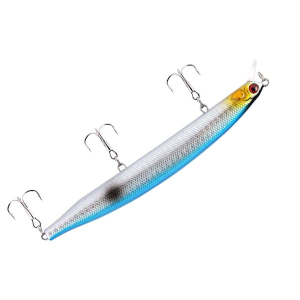 HENG JIA Mini Size Fish Shaped Lure with Hooks Fishing Tackle Tool F
