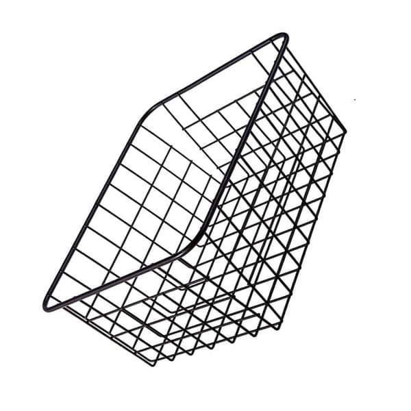 Metal Wire Baskets Storage Bins for Kitchen Cabinets Pantry Bathroom Laundry Room Refrigerator