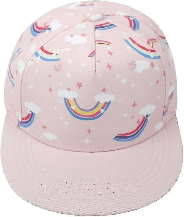 Basebollkeps för barn, pojkar och flickor, med tecknat tryck, 80 % polyester, 20 % bomull