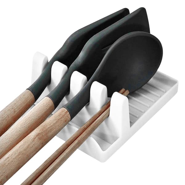 Kitchen Utensil Holder - White