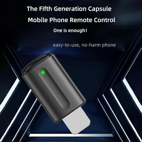 Smartphone IR Mini Adapter Smart App Control Wireless Infrared Phone Remote Control for /13/12 & Below Black