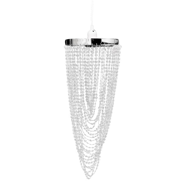 vidaXL Krystallkrone 22 x 58 cm Transparent transparent