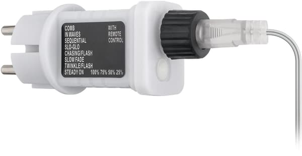 300 LED-lysgardiner Transparent 590