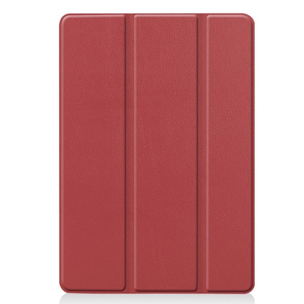Apple iPad 10.2 2021/2020/2019 Slimmat tri-fold fodral - Vinröd