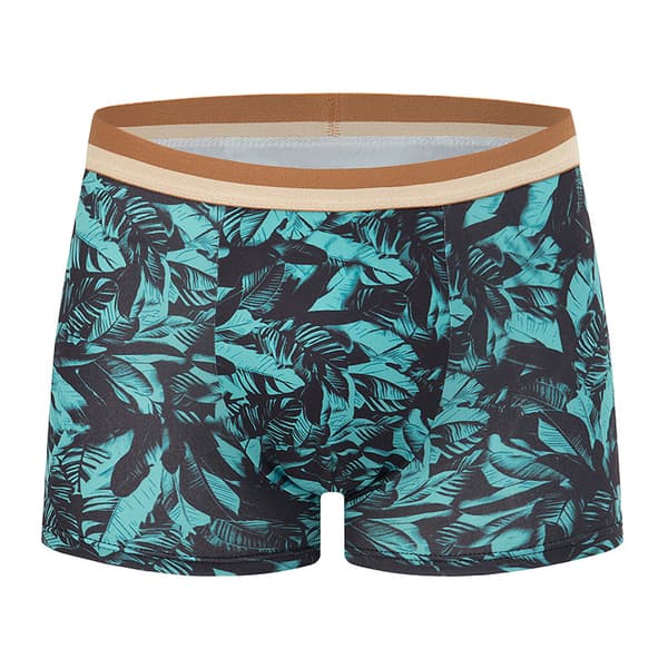 4-pack långa boxershorts för män, högstretchigt stickat tyg, S S