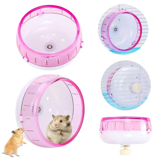 Hamsterhjul Stille Spinner Hamster Løpehjul Med Justerbart Stativ For Hamstere Gerbiler Mus