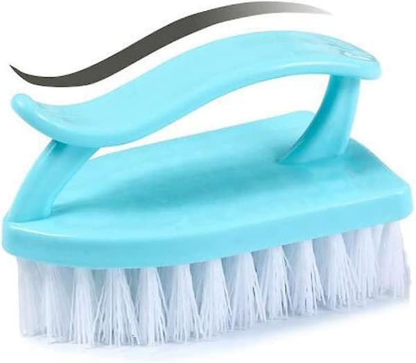 Scrub Brush Set, Handheld, Pointed, Traditional Iron Shape, Machine Washable, 4-pack