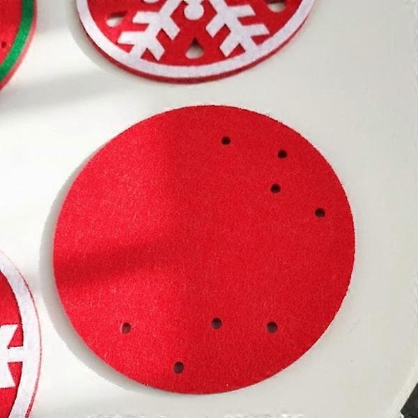 Juleunderlegg Snøfnugg Juletre Trykt Te Kaffe Bordmatte Glad Bord