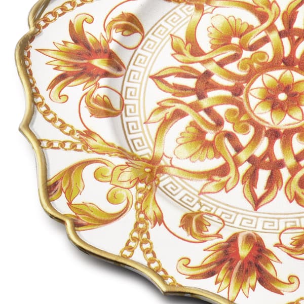 Decorative placemat BLANCHE COLOURS 33x33 cm in matte white polypropylene