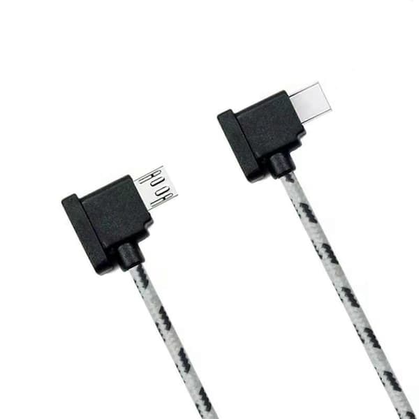15/30cm Male USB C to USB 5Pin Conversion Cable for Air 2 Remote Control and Tablets Phones Data Cable Braided Wire 0.3m 0.3m