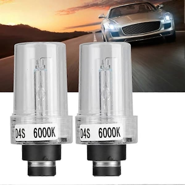 2 pcs D4S 6000K 35W Car Front Headlight Xenon Bulb Replacement Lamps