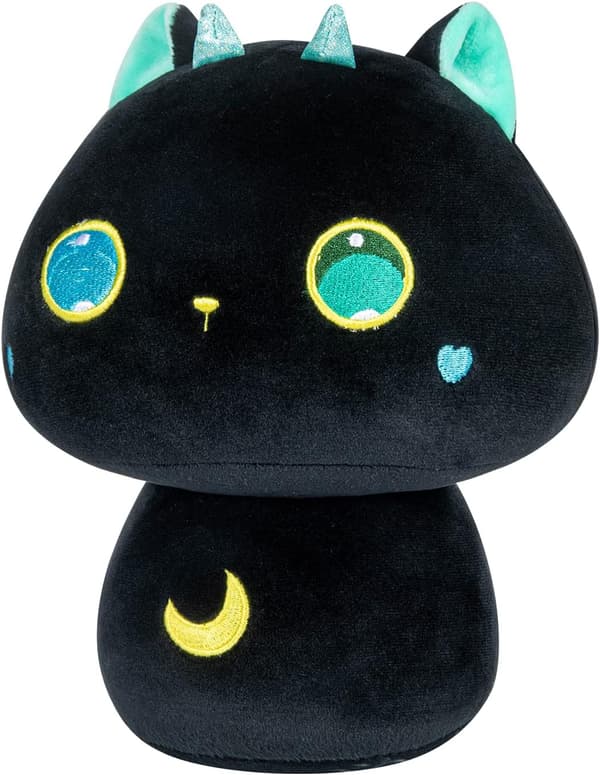 Storøyd katt 20 cm, myk plysj