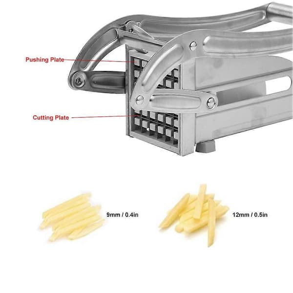 Rustfri pommes frites-kutter, potetgullkutter og grønnsakskutter for kjøkken