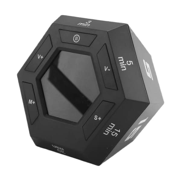 Pomodoro Timer, Produktivitetstimer, 3, 5, 15, 30, 45, 60 Minutters Forudindstillet Smart Nedtællingstimer, Time-Ma