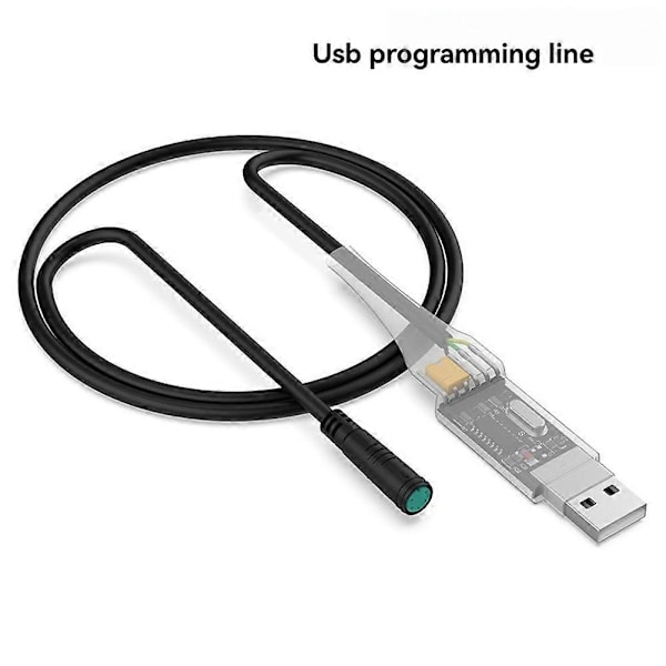 USB-ohjelmointikaapeli Bafang BBS01B BBS02B BBSHD -keskimoottorille sähköpolkupyörän moottorin ohjelmointiin