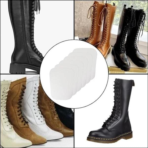 Boot Shapers - 6 Pieces - Maintain Boot Quality - 16 Inches: 40 Centimeters - White