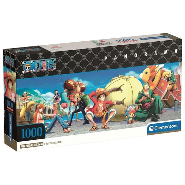 One Piece 1000-bitars panoramapussel 98x33 cm