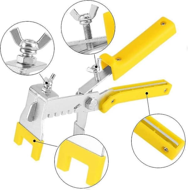 Tile Leveling System Clamp Floor Clamp Tile Locator Tile Laying Aid Clamp Adjustable Floor Clamp for Floors Walls